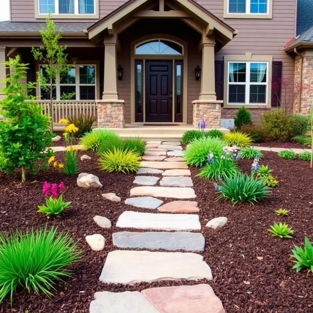 Landscaped walkway